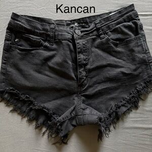 KanCan Women's black Jean Shorts size 29
